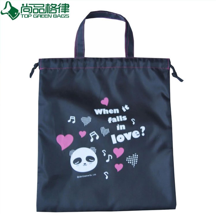 High Quality Fashion 100% Polyester Drawstring Bag (TP-dB167)