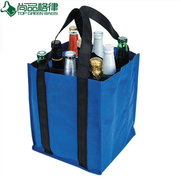 Reusable 9 Bottle Carrier 420d fabric wine bag(TP-WB020)